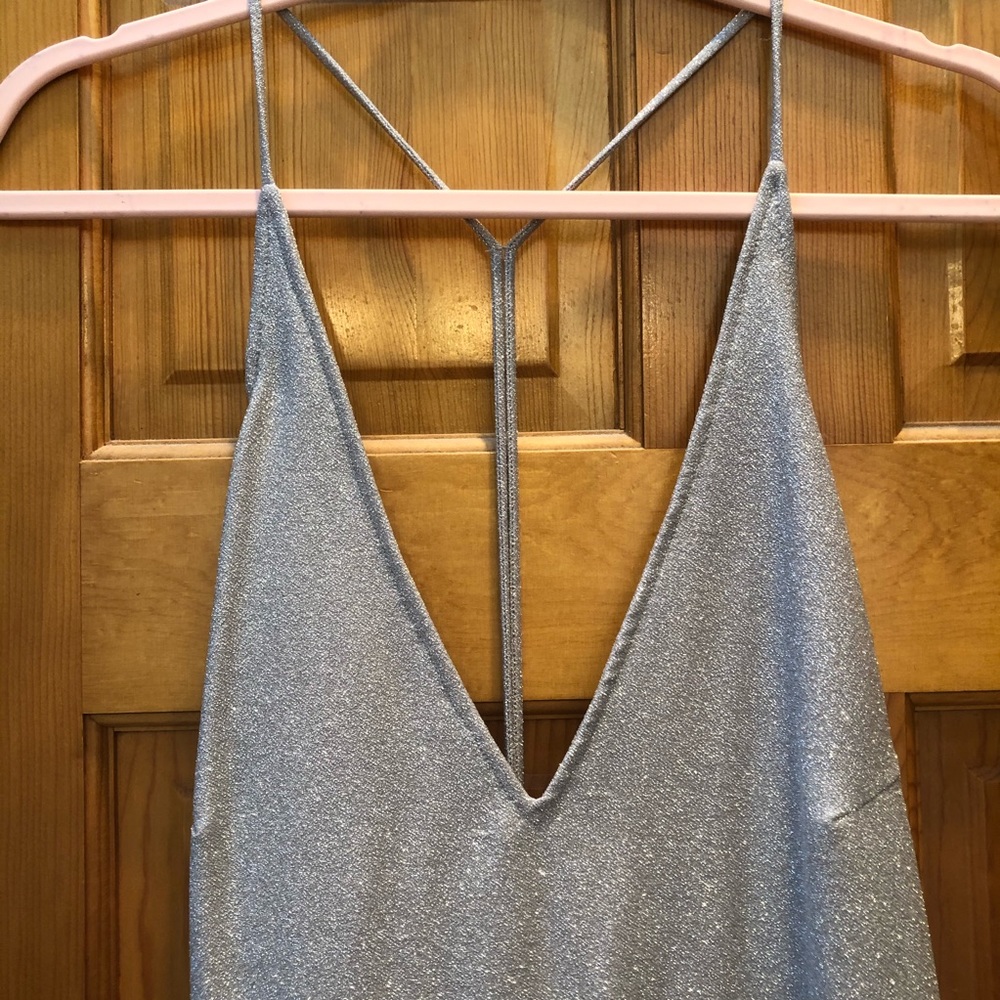 Motel Rocks Silver Mini Dress - Picture 2 of 5